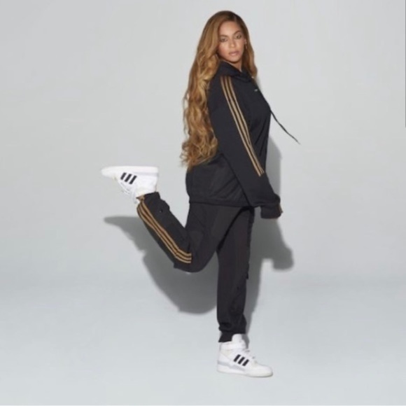 NWT ADIDAS X IVY PARK Forum Mid 'White Mesa' (BLACK PACK) SZ- 8.5 - Picture 4 of 13